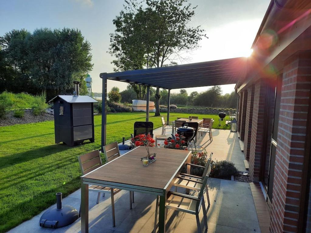 Ferienwohnung Sonnenaufgangsgenuss Harriersand Schwanewede Extérieur photo